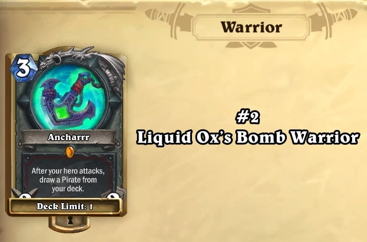#2 - Liquid Ox’s Bomb Warrior 